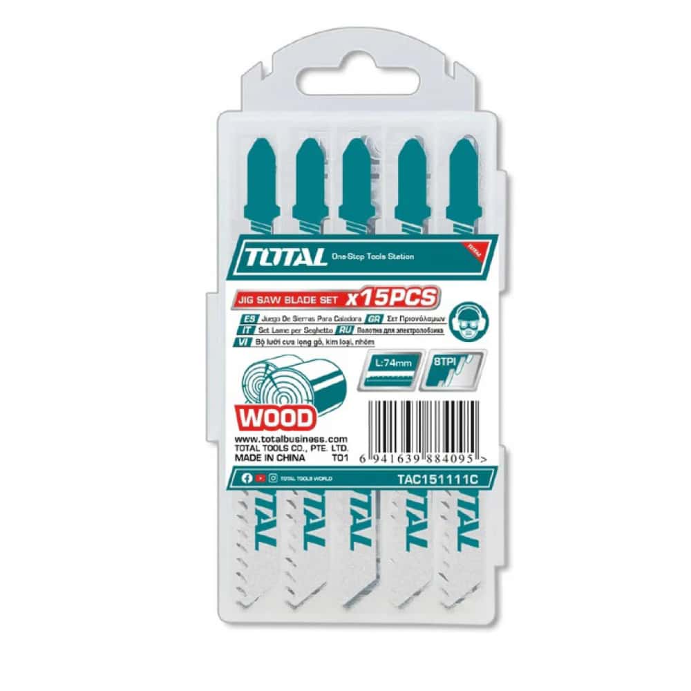 Juego de sierra para caladora Total Tools TAC151111C (15 U) - Miniatura 1
