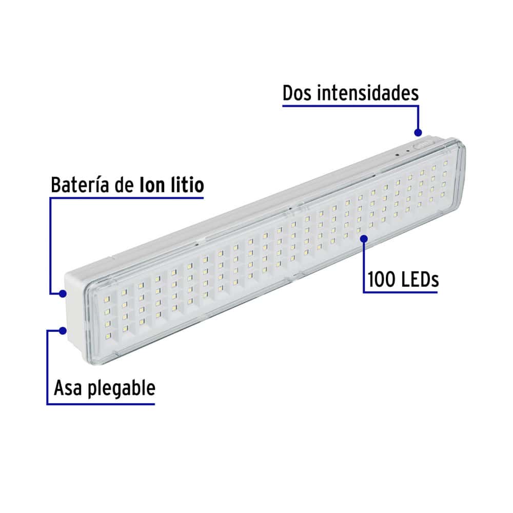 Lámpara de emergencia recargable LED Volteck 43009 - Miniatura 2
