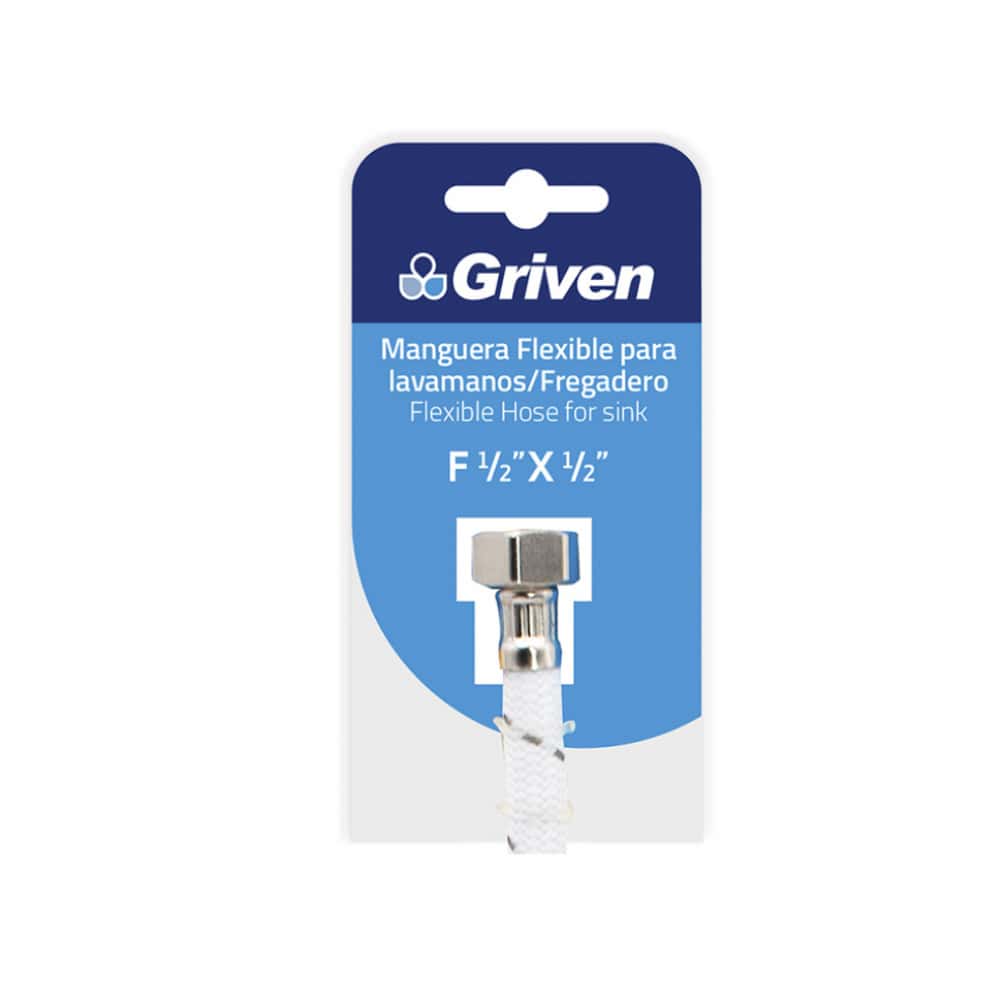 Manguera flexible – latiguillo - de 20” conexión de ½” Griven - Miniatura 3