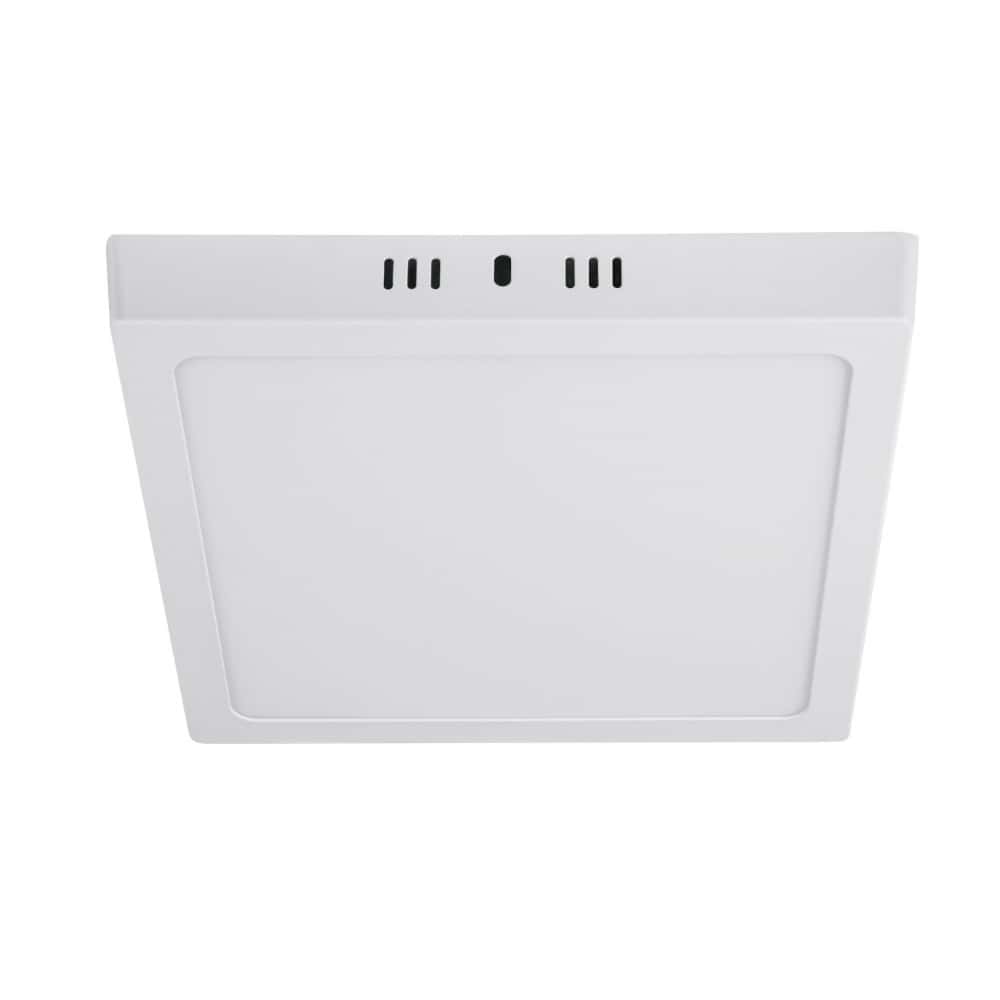 Luminario cuadrado blanco LED 18 W Volteck PLA-212L - Miniatura 1