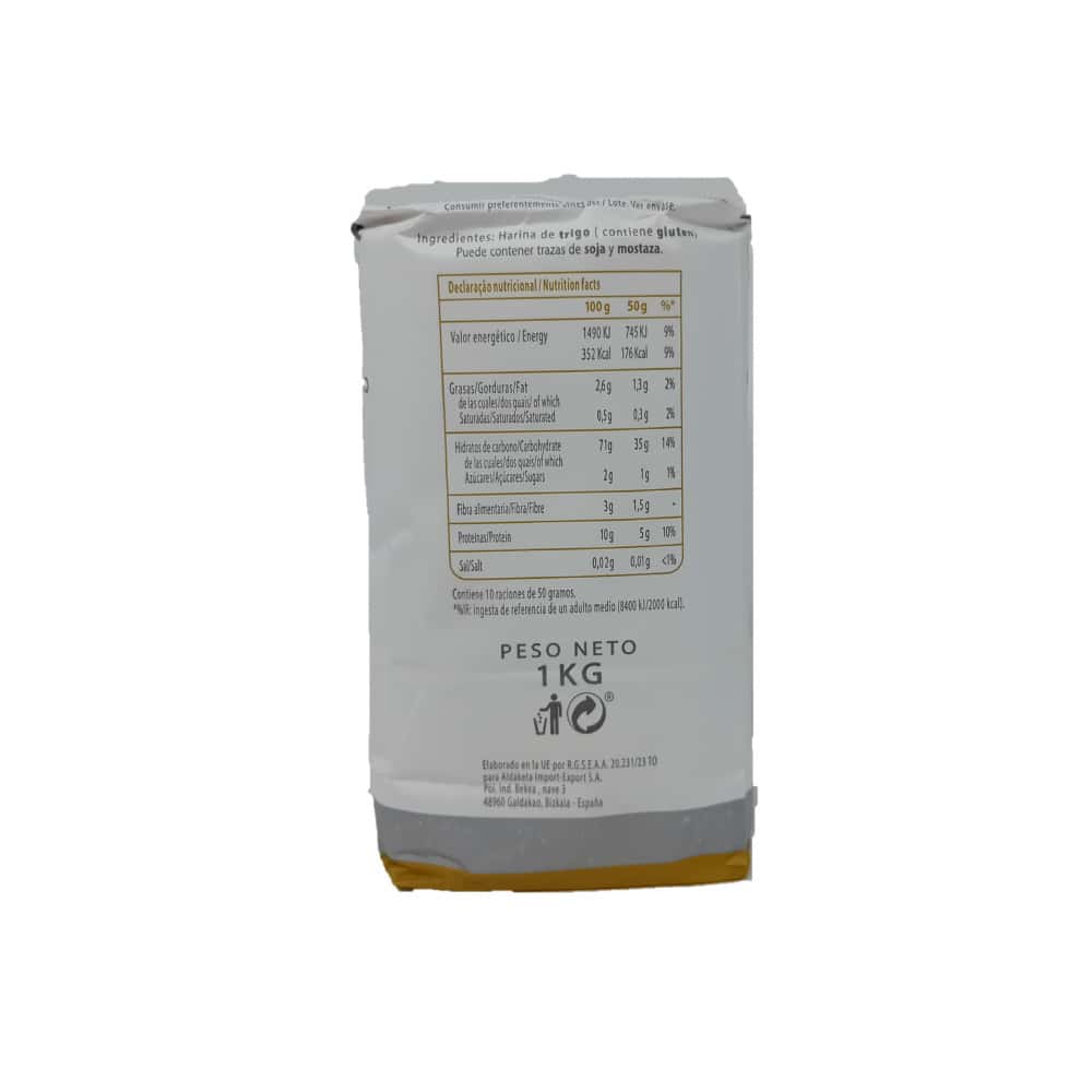 Harina de trigo (3 x 1 kg / 2.2 lb) - Miniatura 2