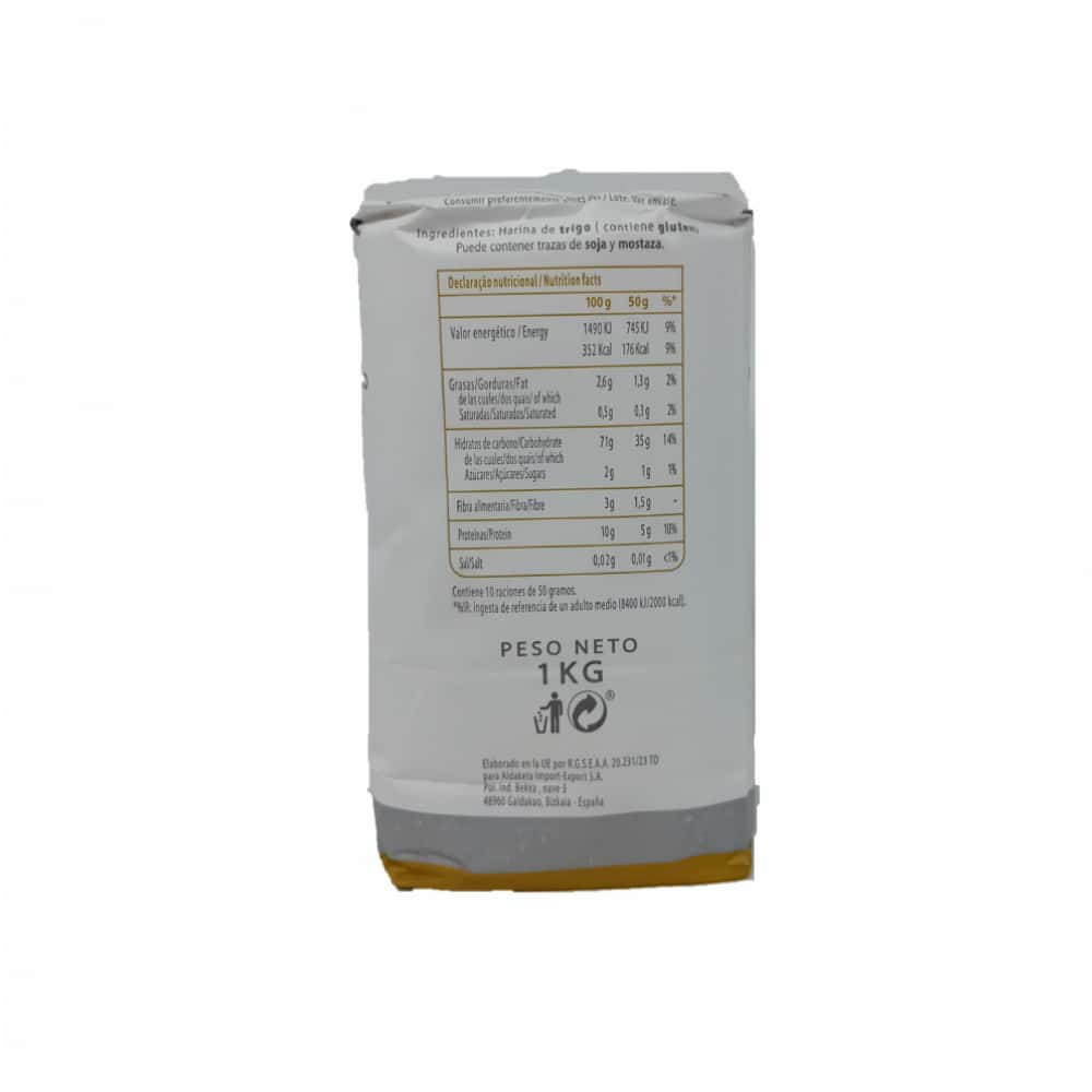 Harina de trigo (5 x 1 kg / 2.2 lb) - Miniatura 2