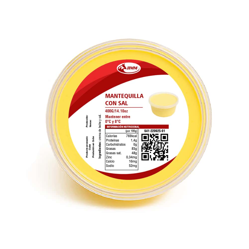Mantequilla con sal Jimm (400 g / 10 oz) - Miniatura 2