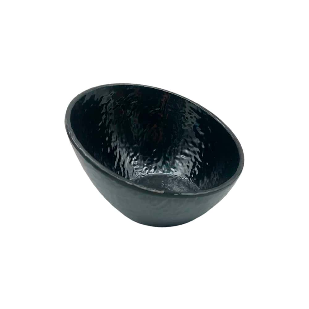 Cuenco pequeño con borde de cascada color negro Kulsan - Miniatura 1
