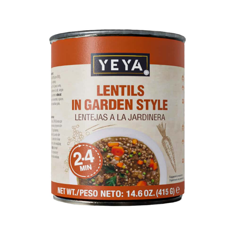 Lentejas a la jardinera YEYA (415 g / 14.6 oz) - Miniatura 1