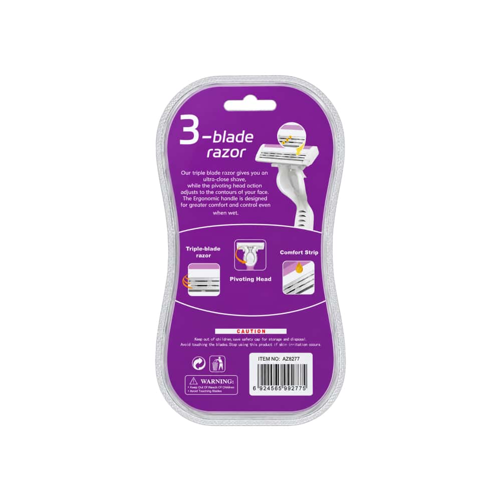 Maquinas de afeitar desechables de triple hoja para mujer Max Precisa Sensitive (3 U) - Miniatura 2