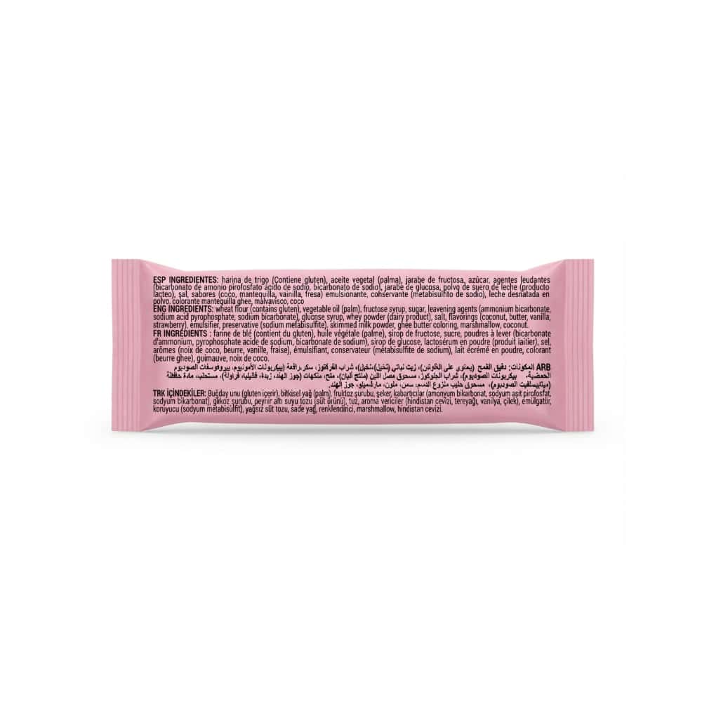 Galletas de vainilla rellenas de malvavisco y cubiertas de fresa y coco Chocopaye Simsek (50 g / 1.76 oz) - Miniatura 2