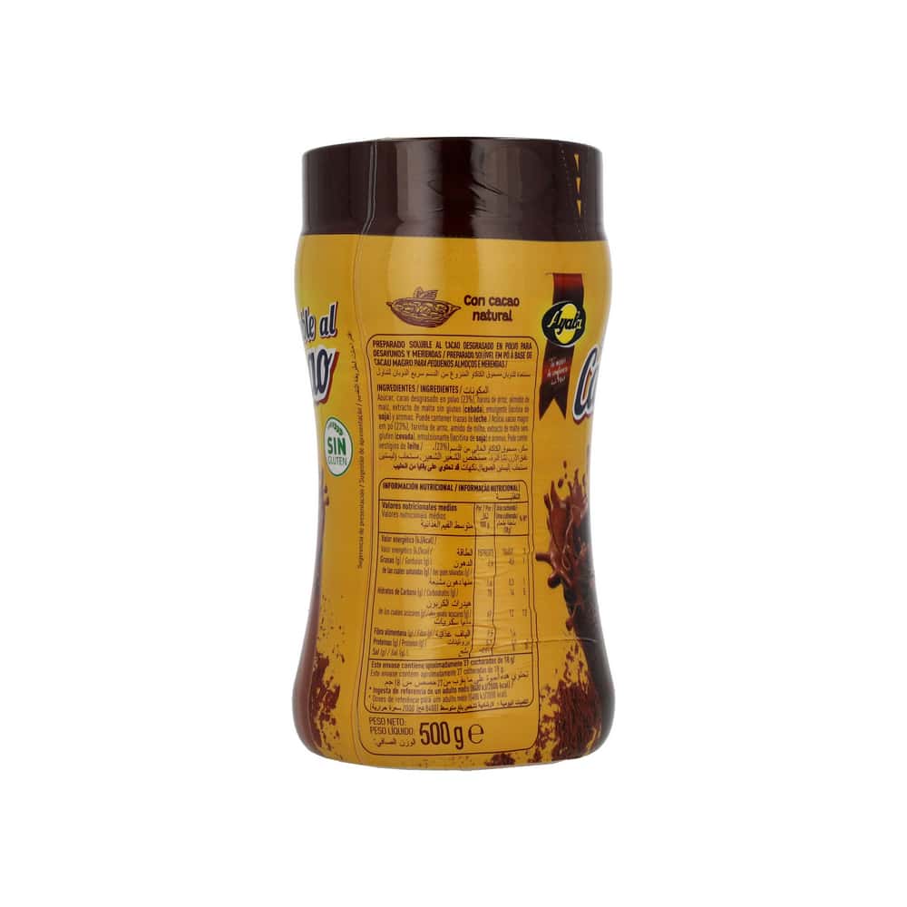 Cacao soluble desgrasado Ayala (500 g / 1.1 lb) - Miniatura 2