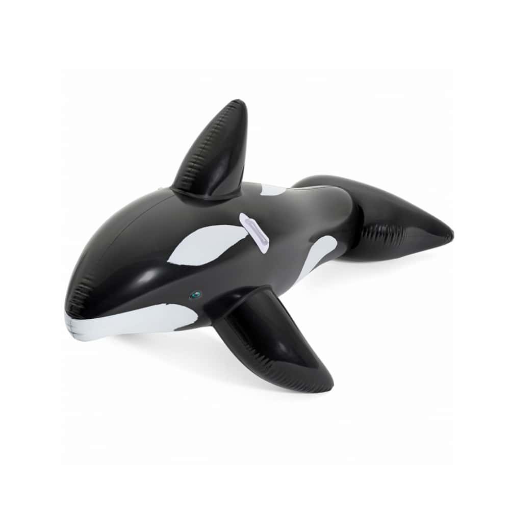 Balsa inflable gigante con forma de ballena orca para montar Bestway - Miniatura 1