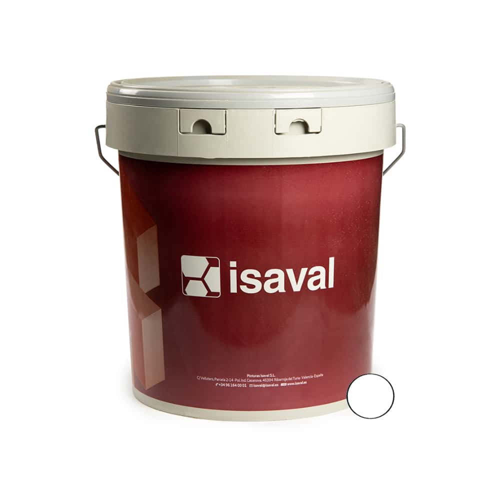 Pintura elástica impermeabilizante color blanco aislante antigoteras Isaval (14 L) - Miniatura 7