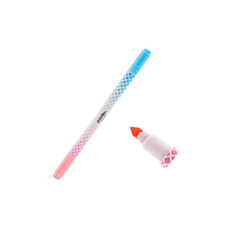 Juego de 12 marcadores doble color Pointer - Miniatura 4