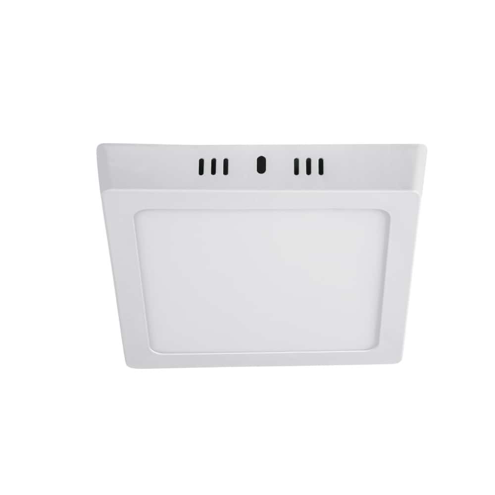 Luminario cuadrado blanco LED 12 W Volteck PLA-211L - Miniatura 1