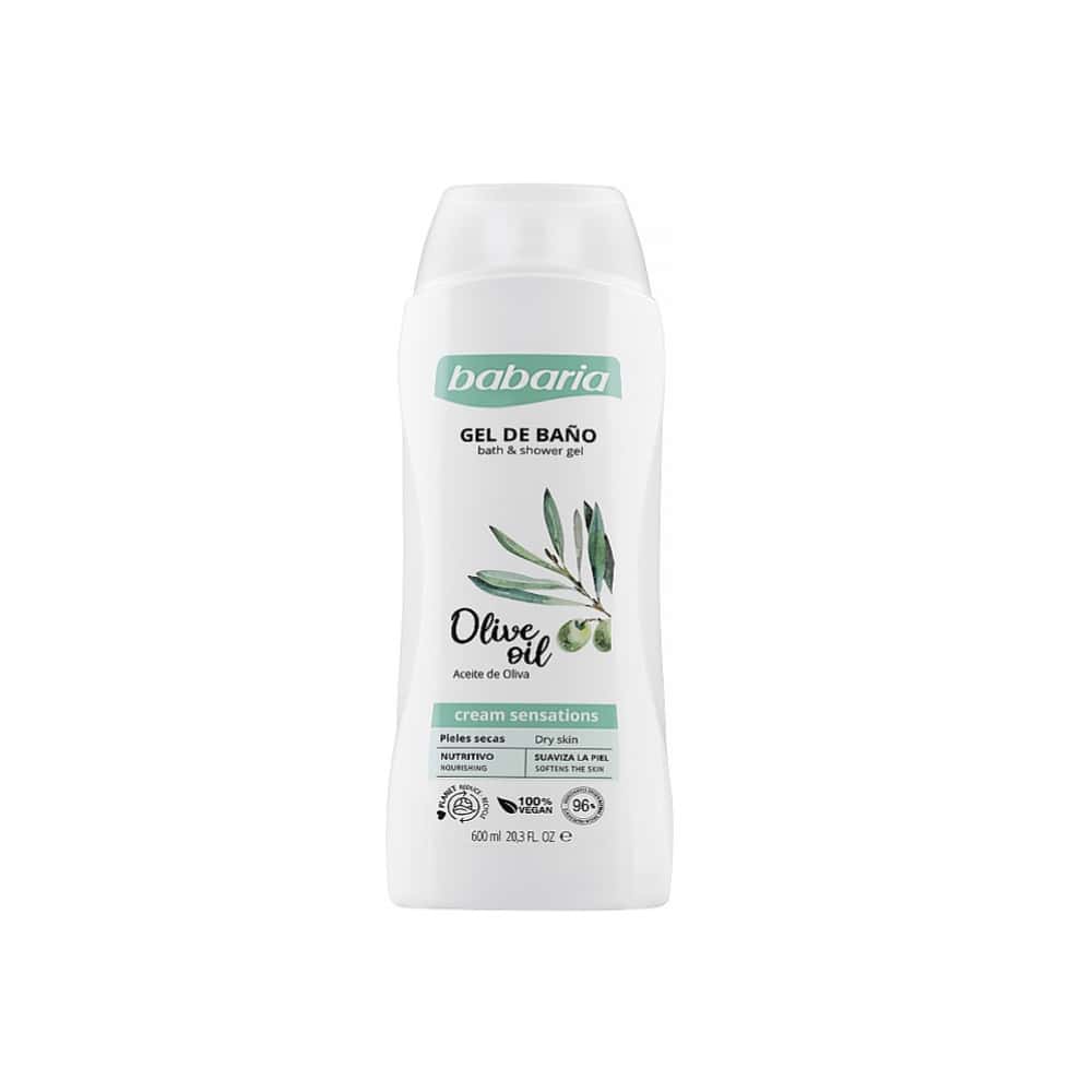 Gel de baño con aceite de Oliva Babaria (600 ml) - Miniatura 1