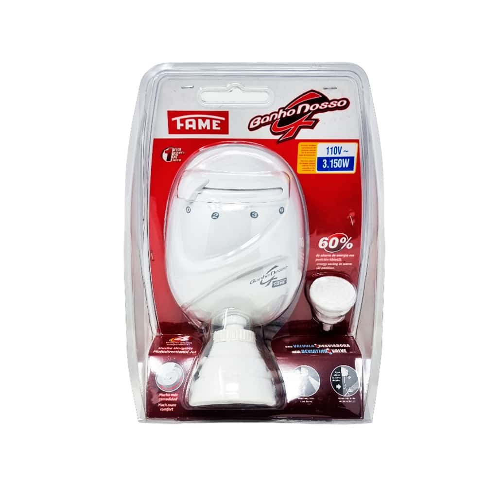 Ducha eléctrica Banho Nosso 3150 W Fame - Miniatura 2