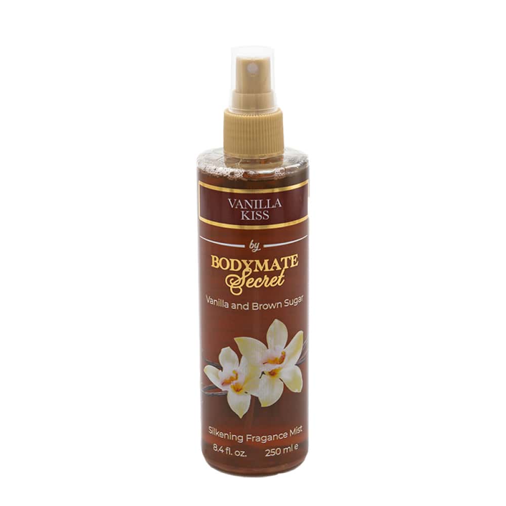 Colonia corporal - perfume spray - para mujer fragancia combinada de vainilla y azúcar morena Bodymate (250 ml / 8.4 fl.oz.) - Miniatura 1