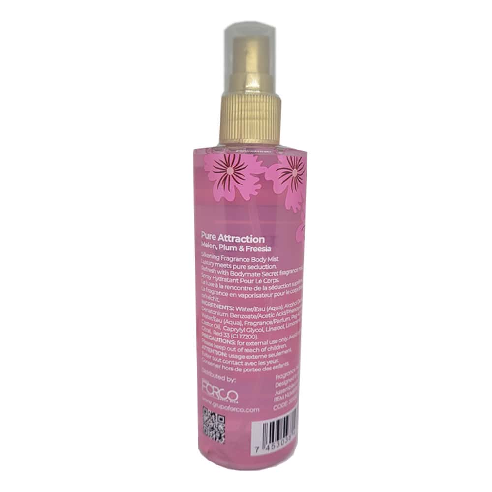 Colonia corporal - perfume spray - para mujer, fragancia combinada de fresia melón y ciruela Bodymate (250 ml / 8.4 fl oz) - Miniatura 3