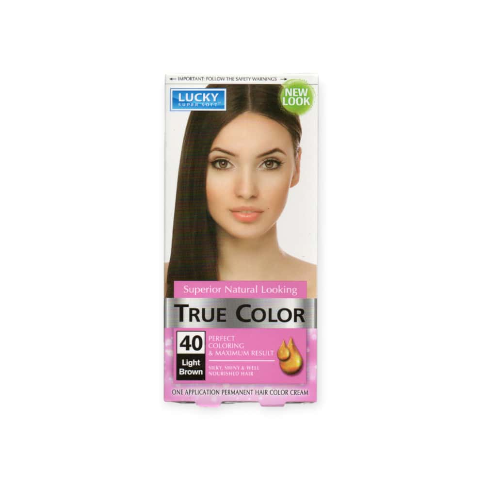 Tinte de cabello para mujer color castaño claro #40 Lucky Super Soft (40 ml / 1.36 fl. oz) - Miniatura 1