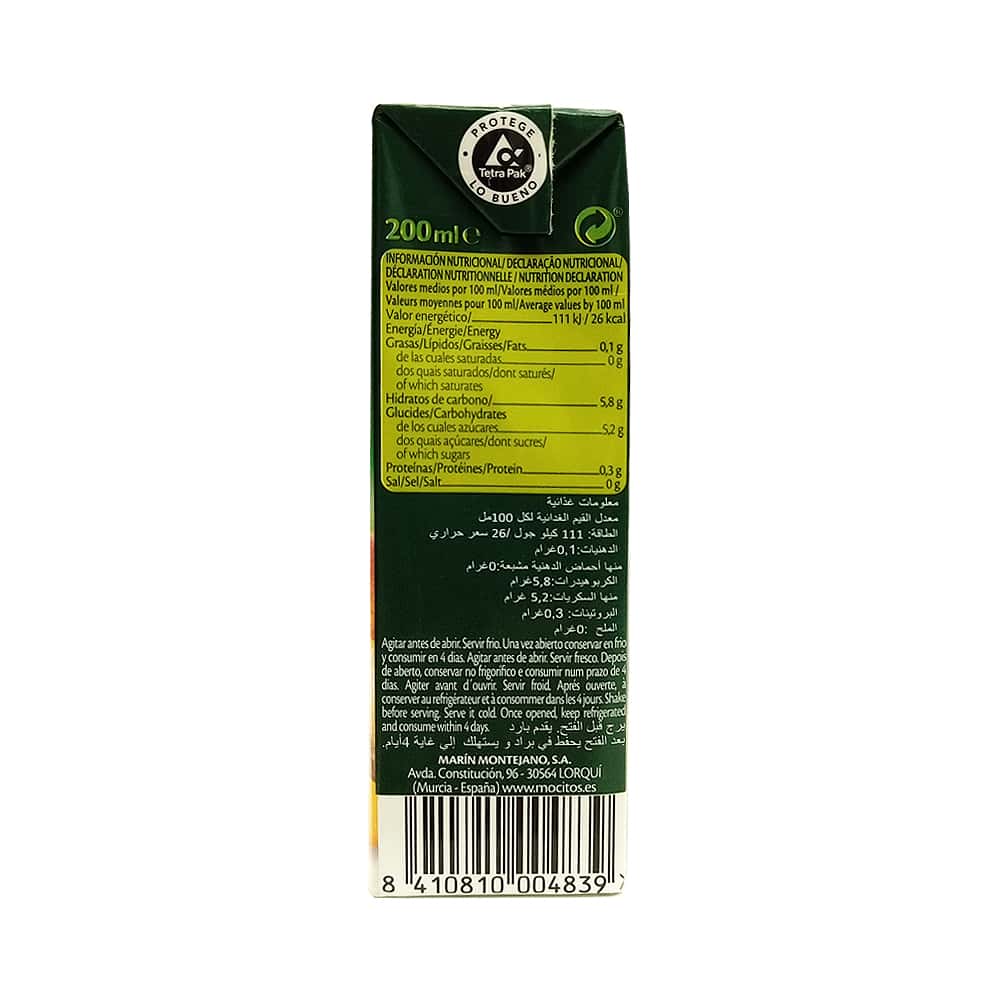 Néctar de melocotón Mocitos (200 ml) - Miniatura 3