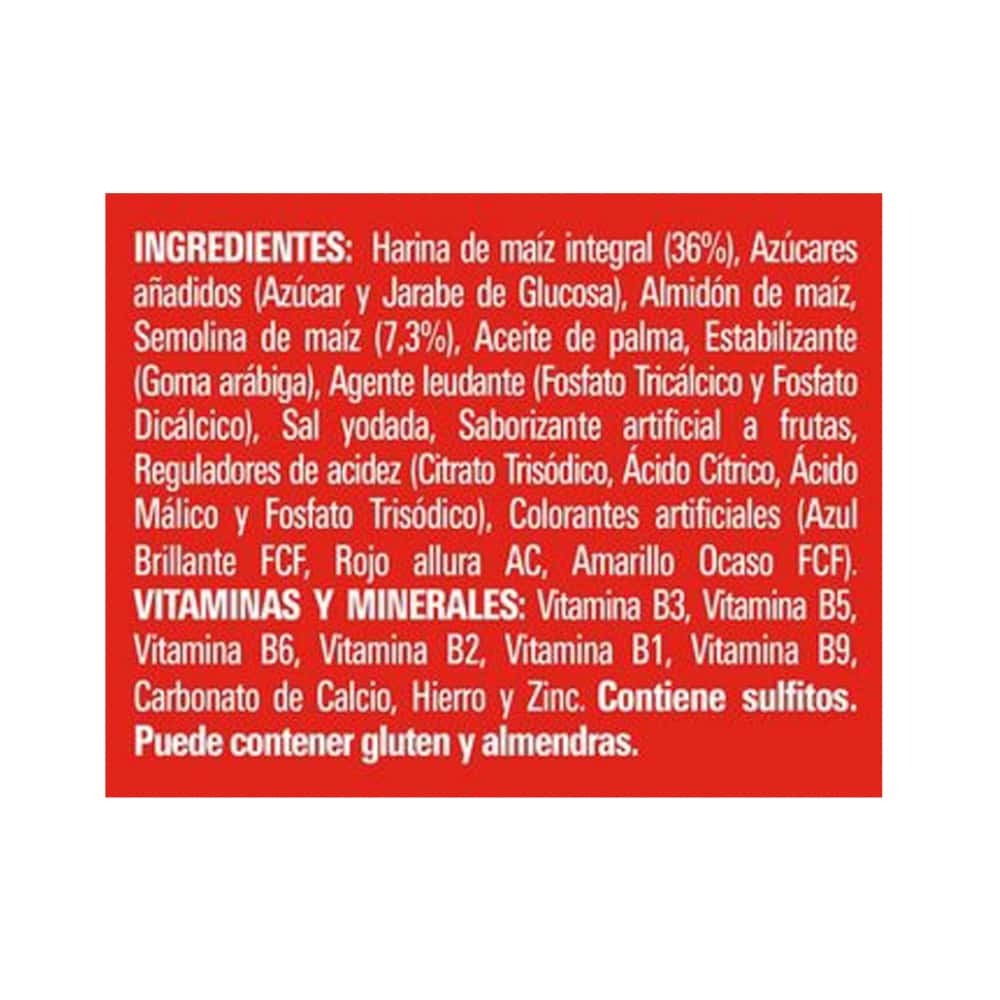 Cereal de maíz integral endulzado sabor a frutas Trix Nestlé (100 g / 3.52 oz) - Miniatura 3