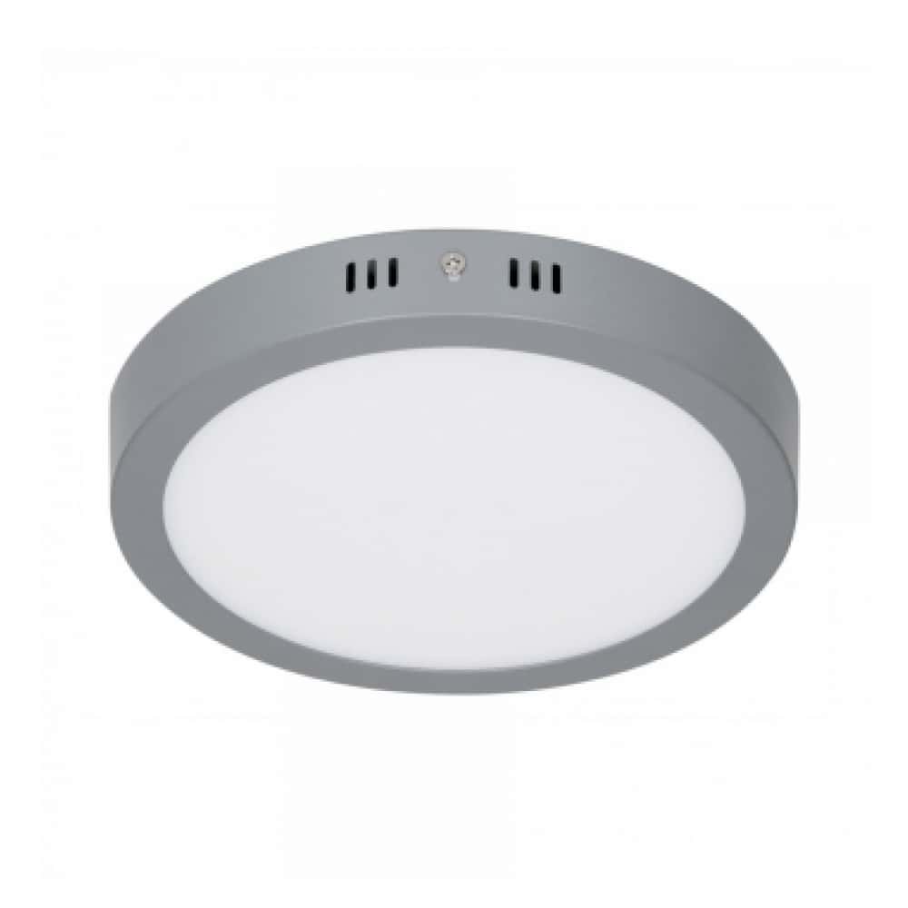 Luminario redondo gris LED 18 W Volteck PLA-216L - Miniatura 1