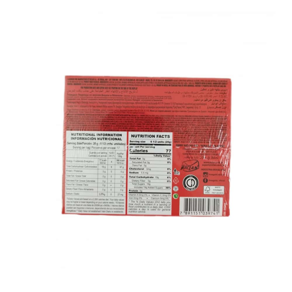 Caramelos duros sabor a cereza y mentol Freegells (12 x 27.9 g) - Miniatura 2