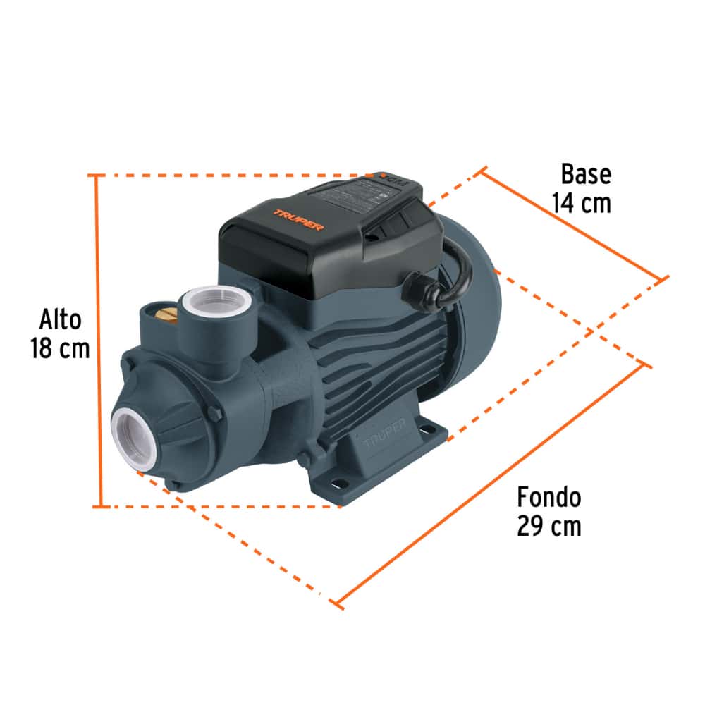 Bomba periférica 1 HP Truper BOAP-1A2 - Miniatura 3