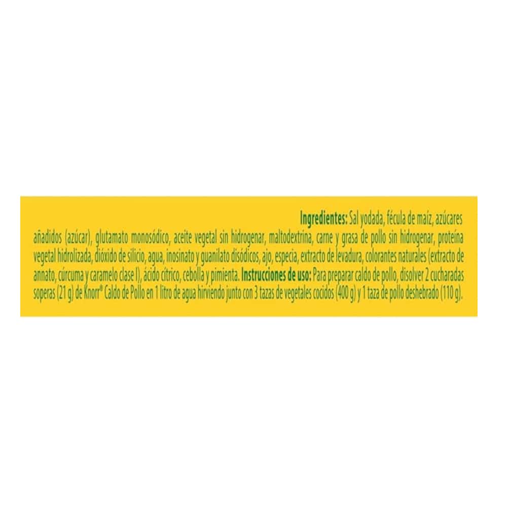 Caldo de pollo Knorr (100 g / 3.53 oz) - Miniatura 3