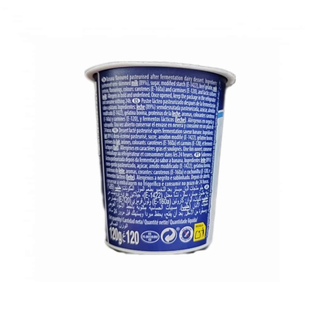 Yogurt sabor plátano Pmi Original (24 x 120 g / 4.23 oz) - Miniatura 3