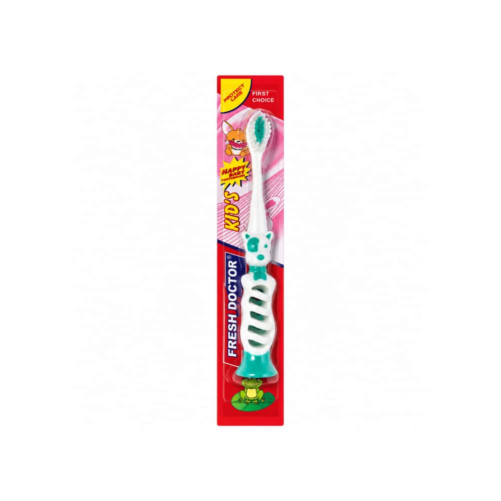 Cepillo dental infantil con forma de perrito Fresh Doctor Kids (1 U) - Miniatura 1