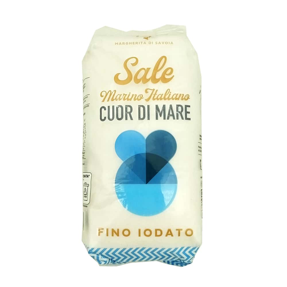 Sal fina marina yodada Cuor di Mare (1 kg / 2.2 lb) - Miniatura 1