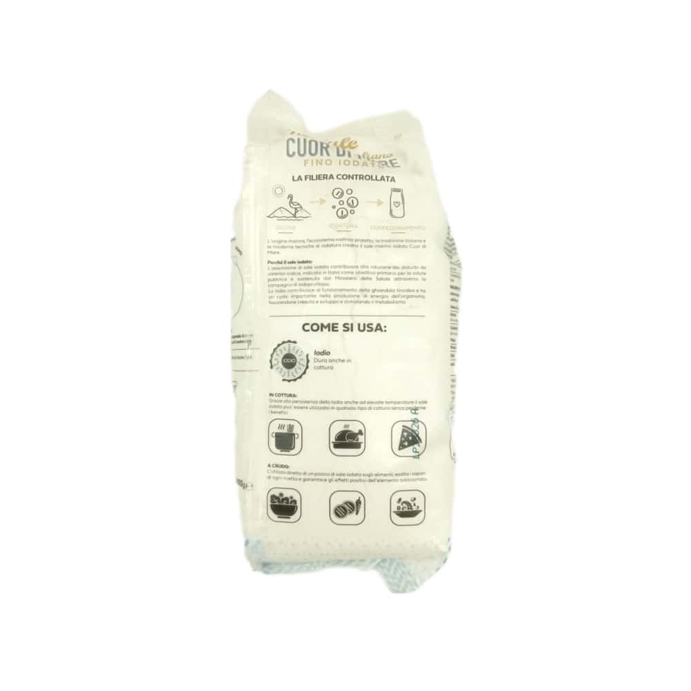 Sal fina marina yodada Cuor di Mare (1 kg / 2.2 lb) - Miniatura 3