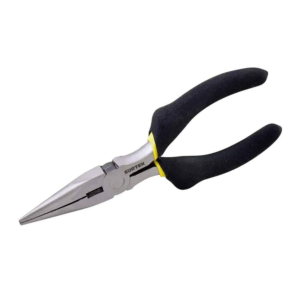 Pinza profesional para electricista de punta larga de 7" Surtek 927 - Miniatura 1
