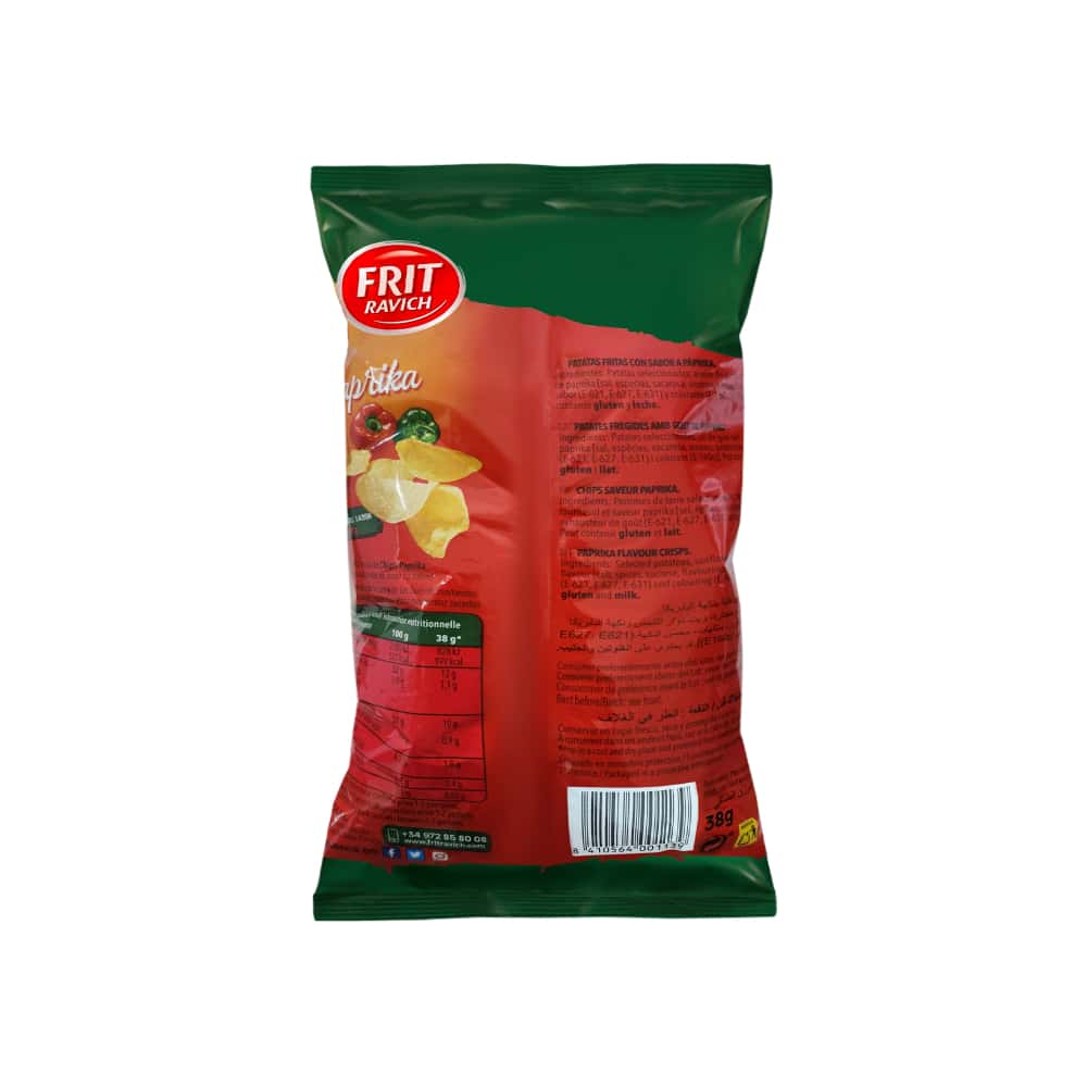 Papas fritas sabor a pimentón Fritch Ravich (38 g / 1.34 oz) - Miniatura 2