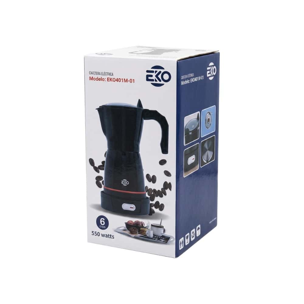 Cafetera eléctrica de 6 tazas color negro Eko EKO401M-01 - Miniatura 3