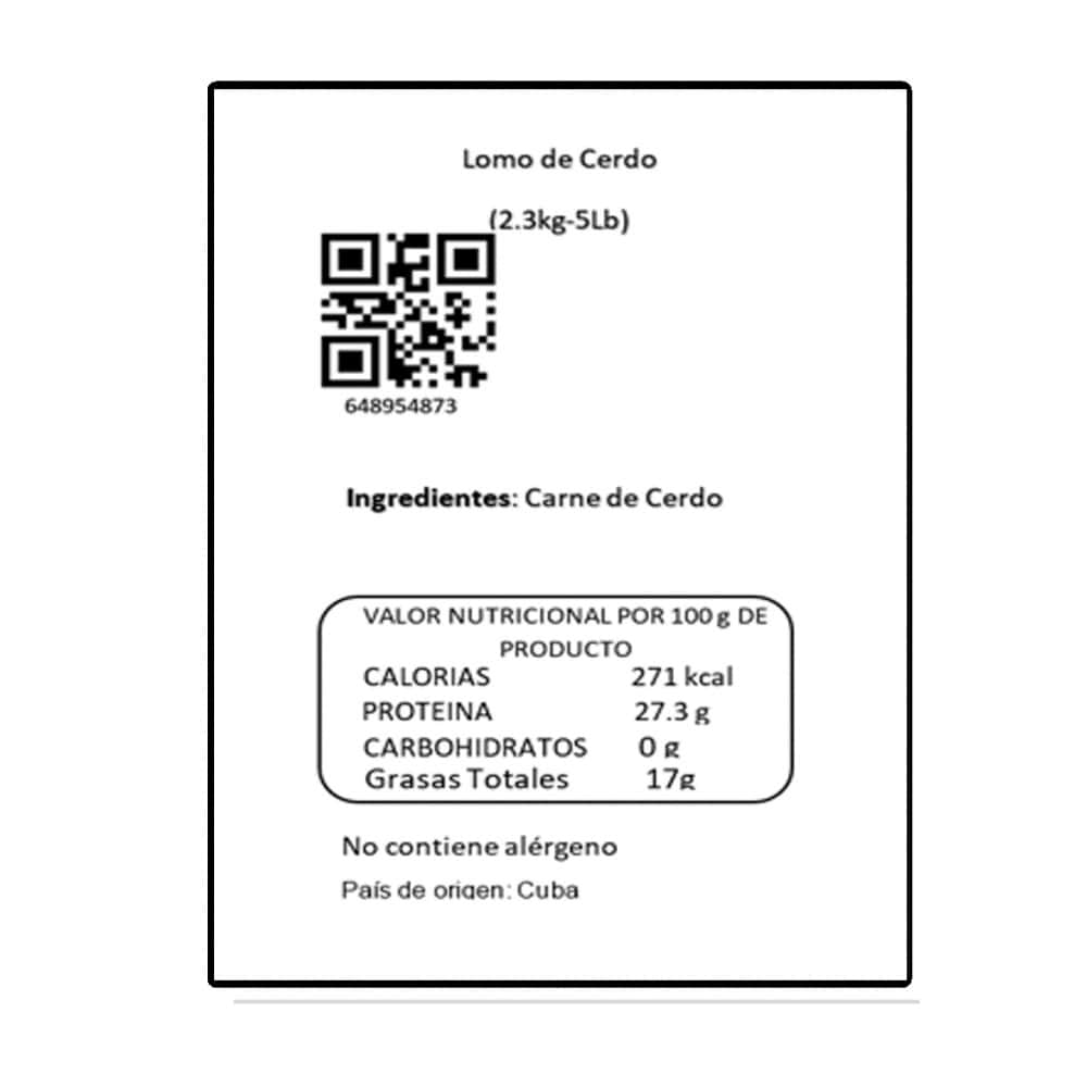 Lomo de cerdo sin piel y sin hueso Y&D Ricos (2.27 kg / 5.0 lb) - Miniatura 3