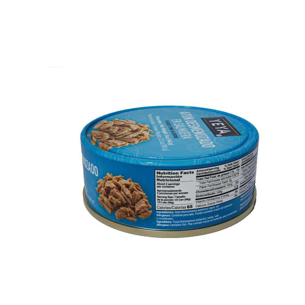 Atún desmenuzado en salmuera YEYA (140 g / 5 oz) - Miniatura 2