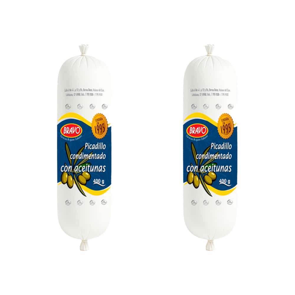 Picadillo condimentado con aceitunas Bravo (2 x 400 g / 14.10 oz) - Miniatura 1