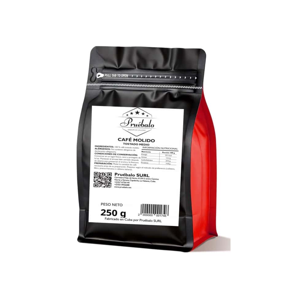 Café molido tostado medio Pruébalo (250 g / 8.81 oz) - Miniatura 1