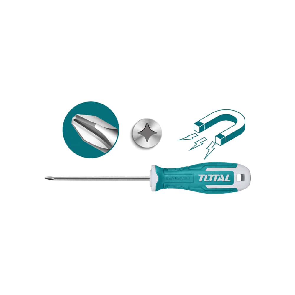 Destornillador de estrías de 6 mm Total Tools - Miniatura 5