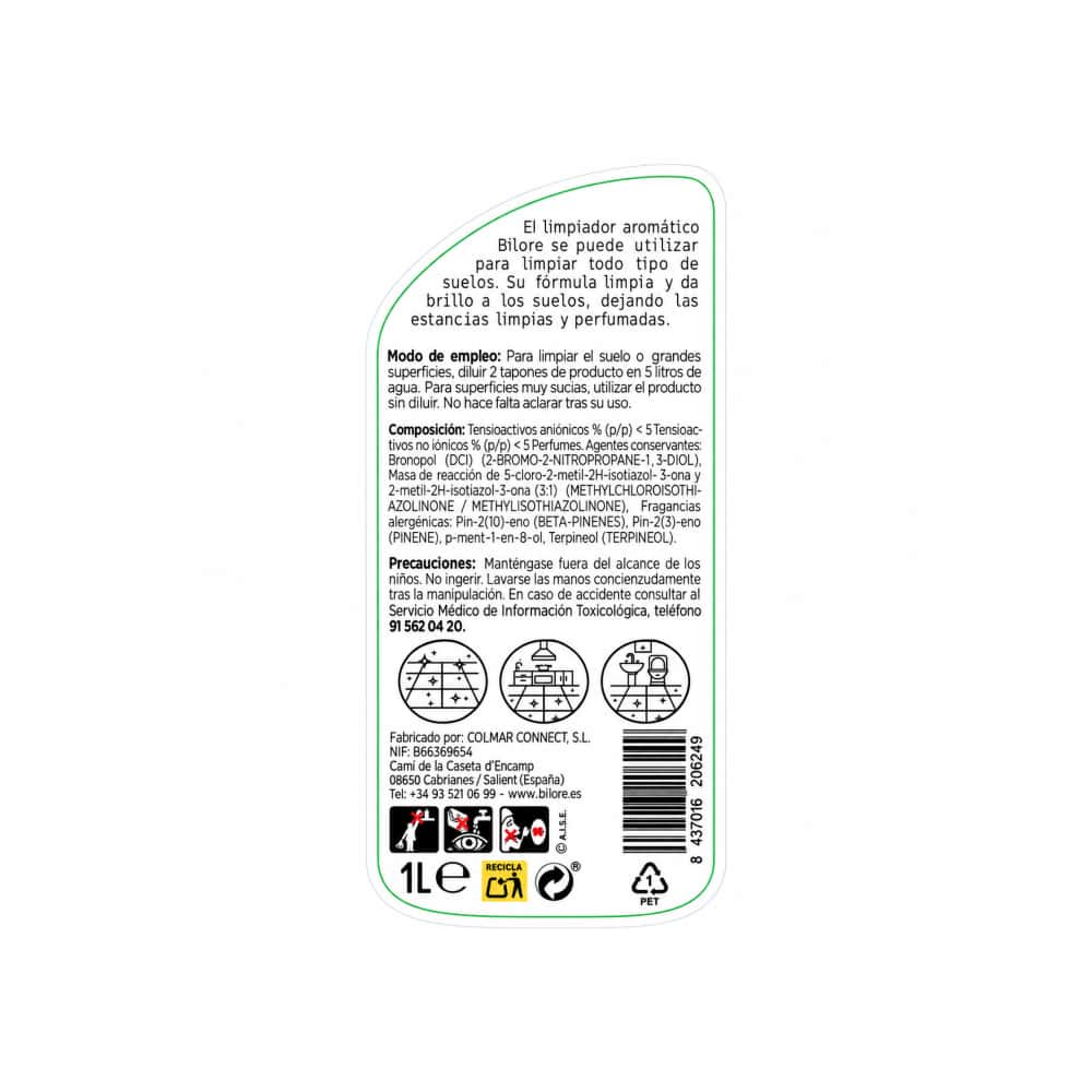 Friegasuelos multisuperficies pino del mediterráneo Bilore (1 L) - Miniatura 3