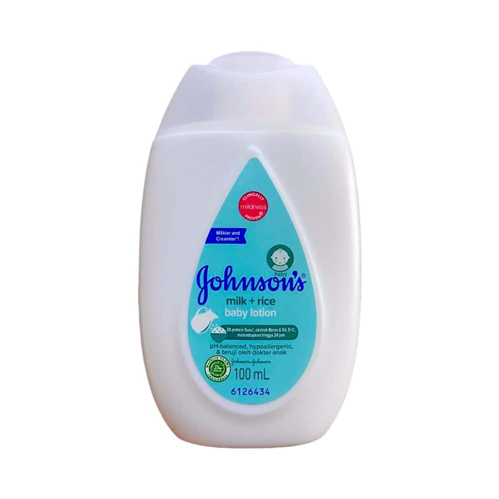 Loción de leche y arroz para bebé Johnson's (100 ml) - Miniatura 1