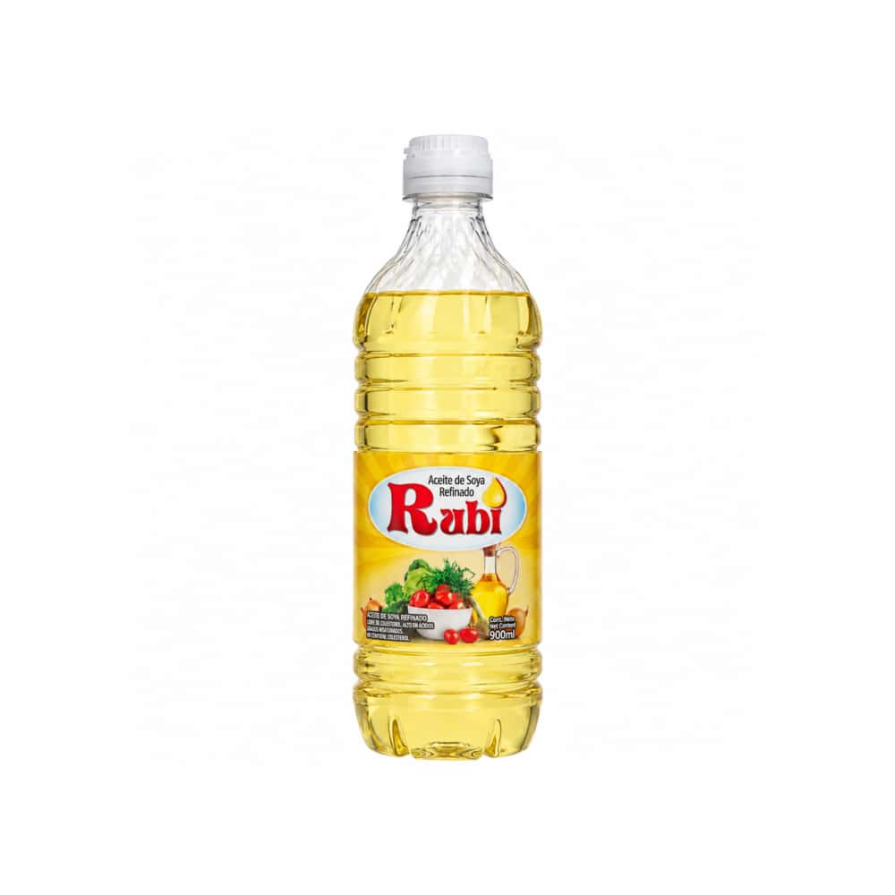Aceite de soya refinado Rubi (900 ml) - Miniatura 1