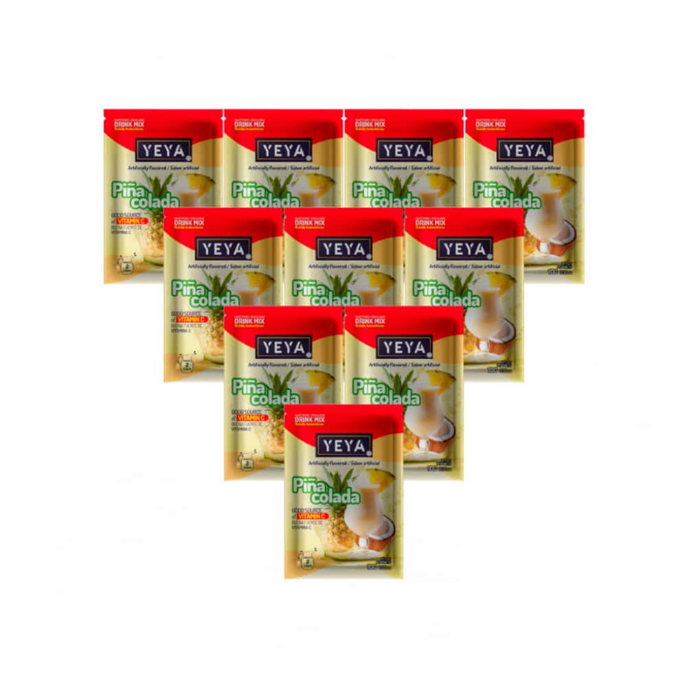 Refresco instantáneo sabor piña colada YEYA (10 x 10 g / 0.35 oz) - Miniatura 1