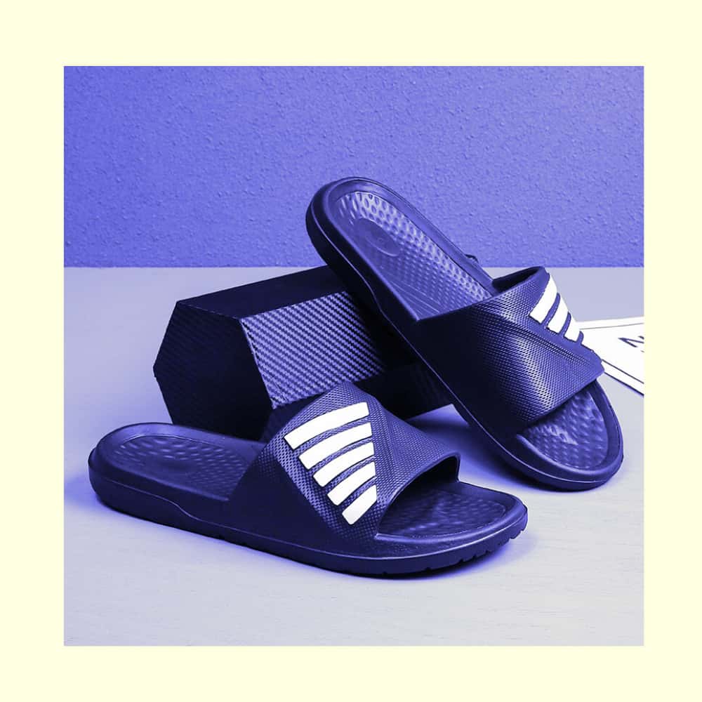 Chancleta de pala color azul para hombre Match (Talla 40) - Miniatura 2
