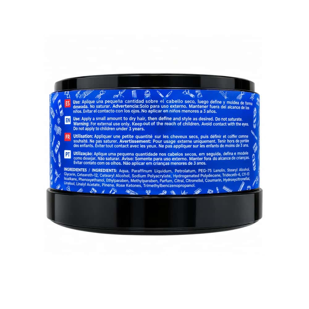 Cera para peinar en crema Brillantina Brillo extra Nevada Barber Shop (150 ml / 5 oz) - Miniatura 3