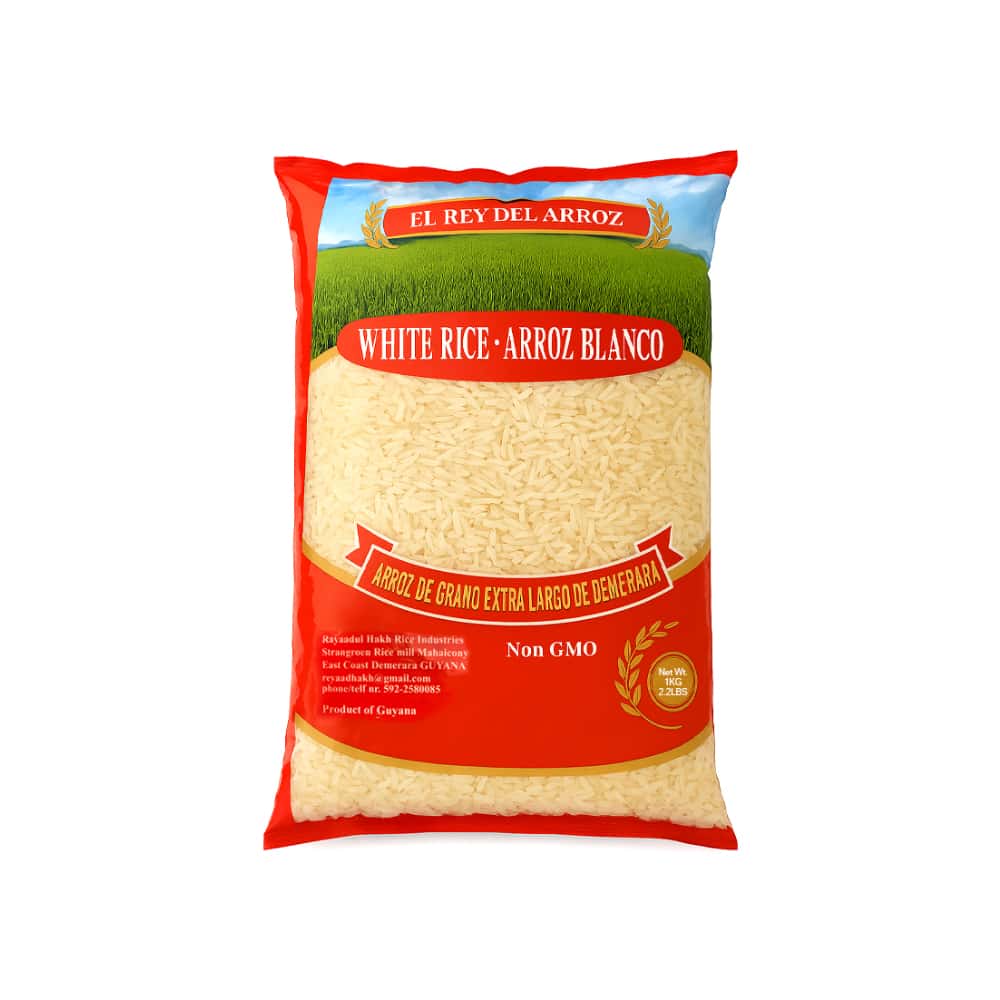 Arroz blanco de grano extra largo El rey del arroz (5 x 1 kg / 2.2 lb) - Miniatura 4