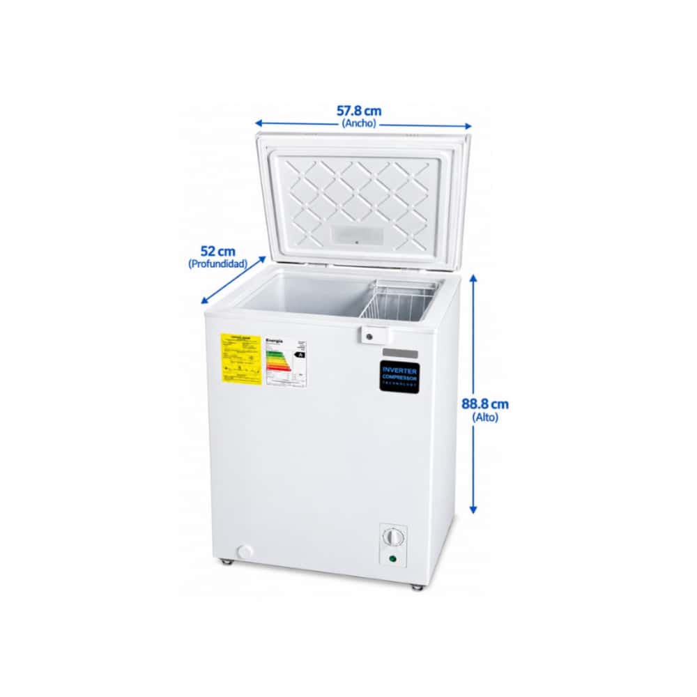 Congelador horizontal inverter - Freezer 3.5 pies cúbicos Royal RFH35 - Miniatura 2