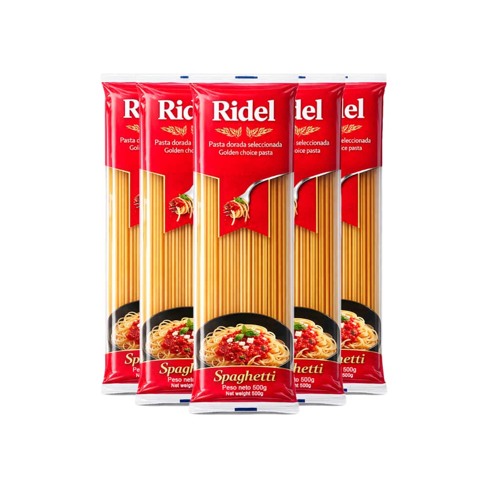 Espaguetis Ridel (5 x 500 g / 1.1 lb) - Miniatura 1