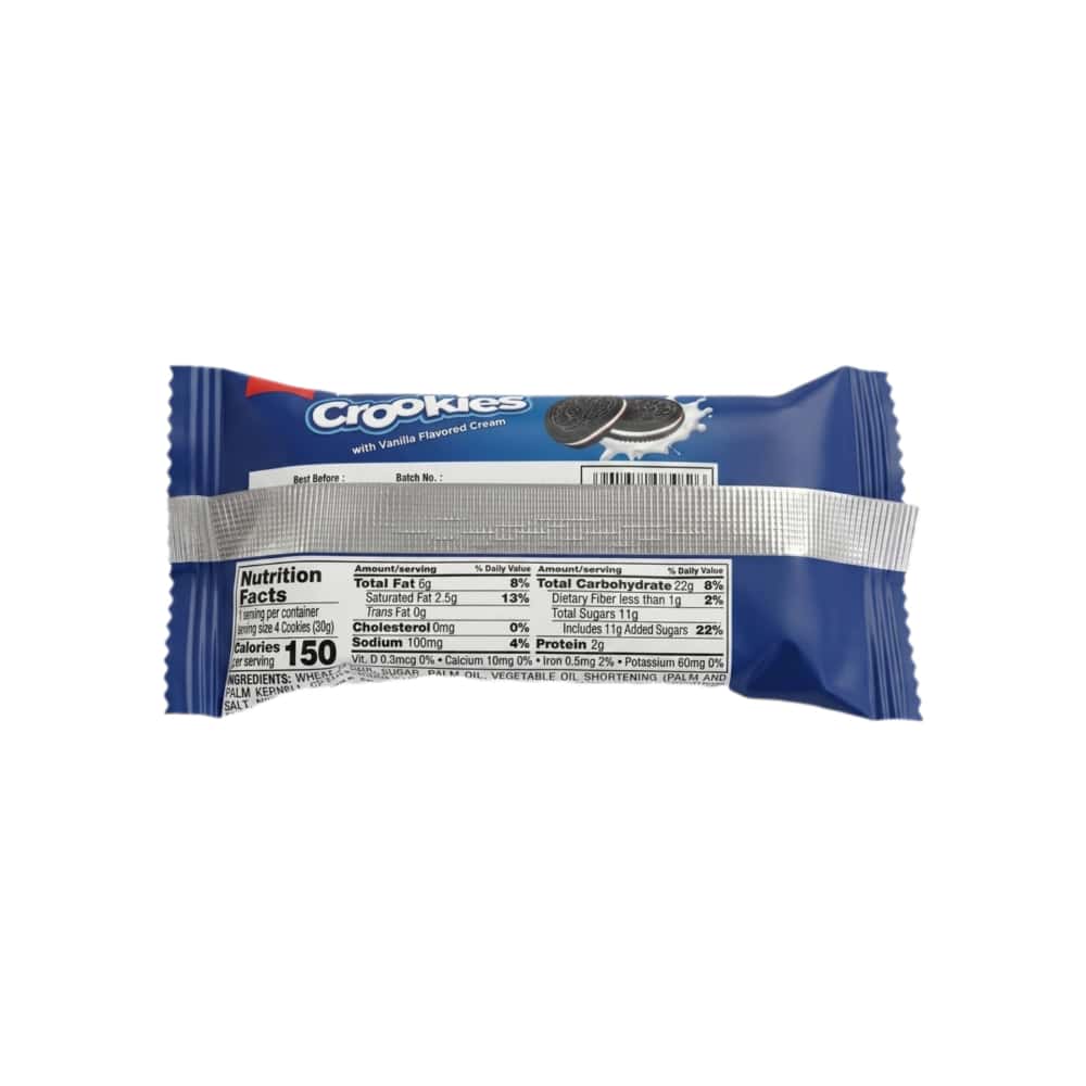 Galletas -sandwich- de chocolate negro con crema sabor vainilla Castellum (30 g / 1.06 oz) - Miniatura 6