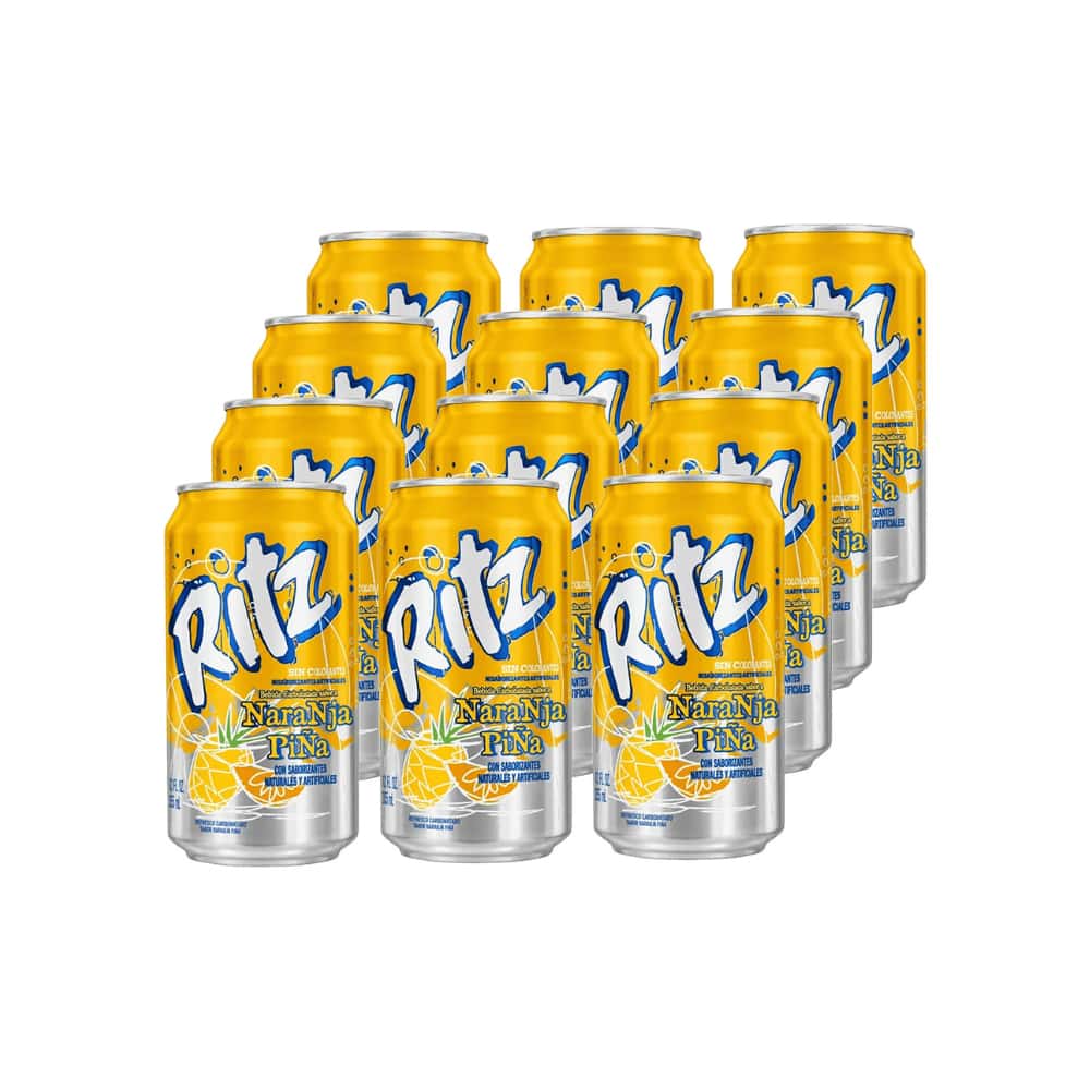 Refresco gaseado sabor naranja piña Ritz (12 x 355 ml) - Miniatura 1